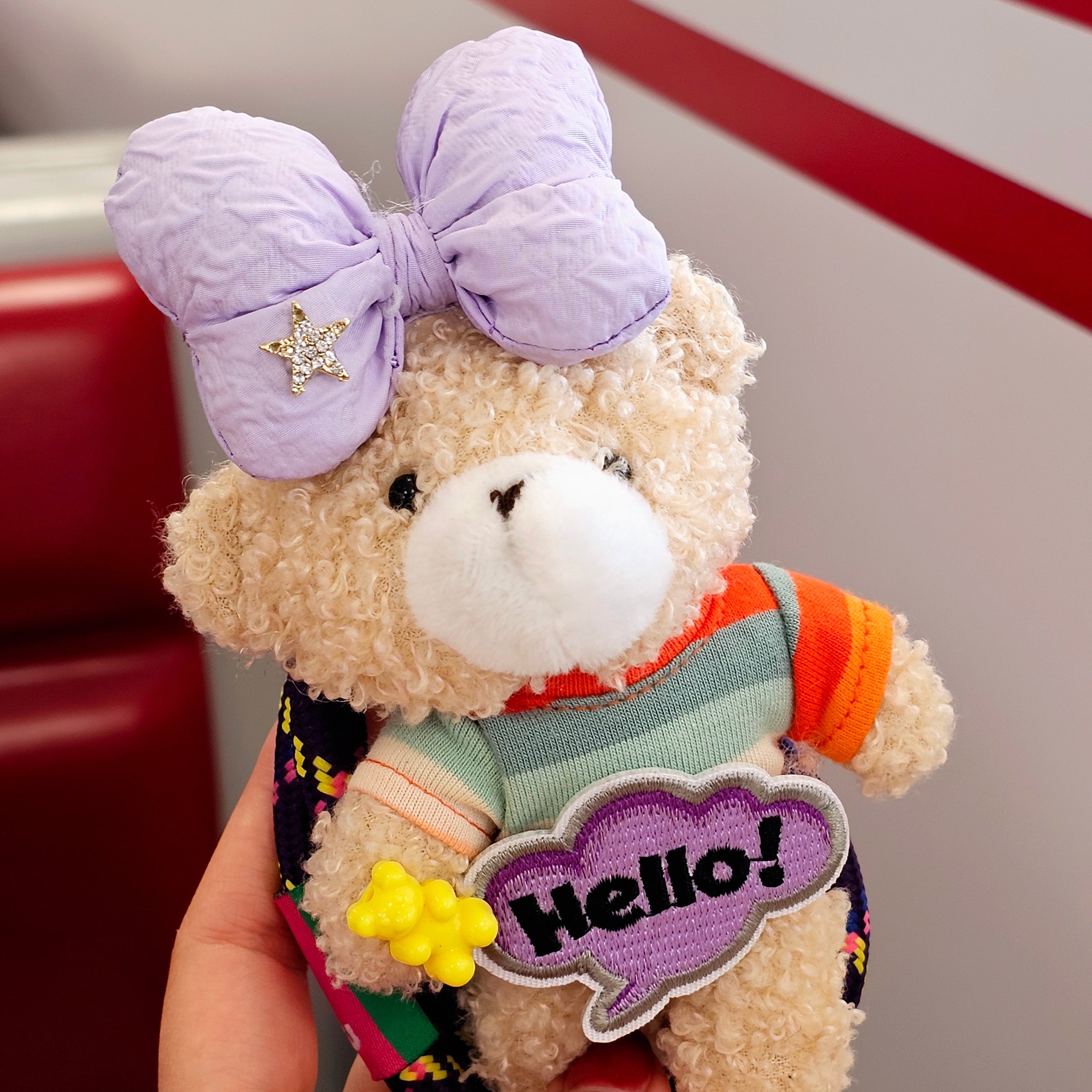 CHARM DE SALUDO "OSO BELLA"