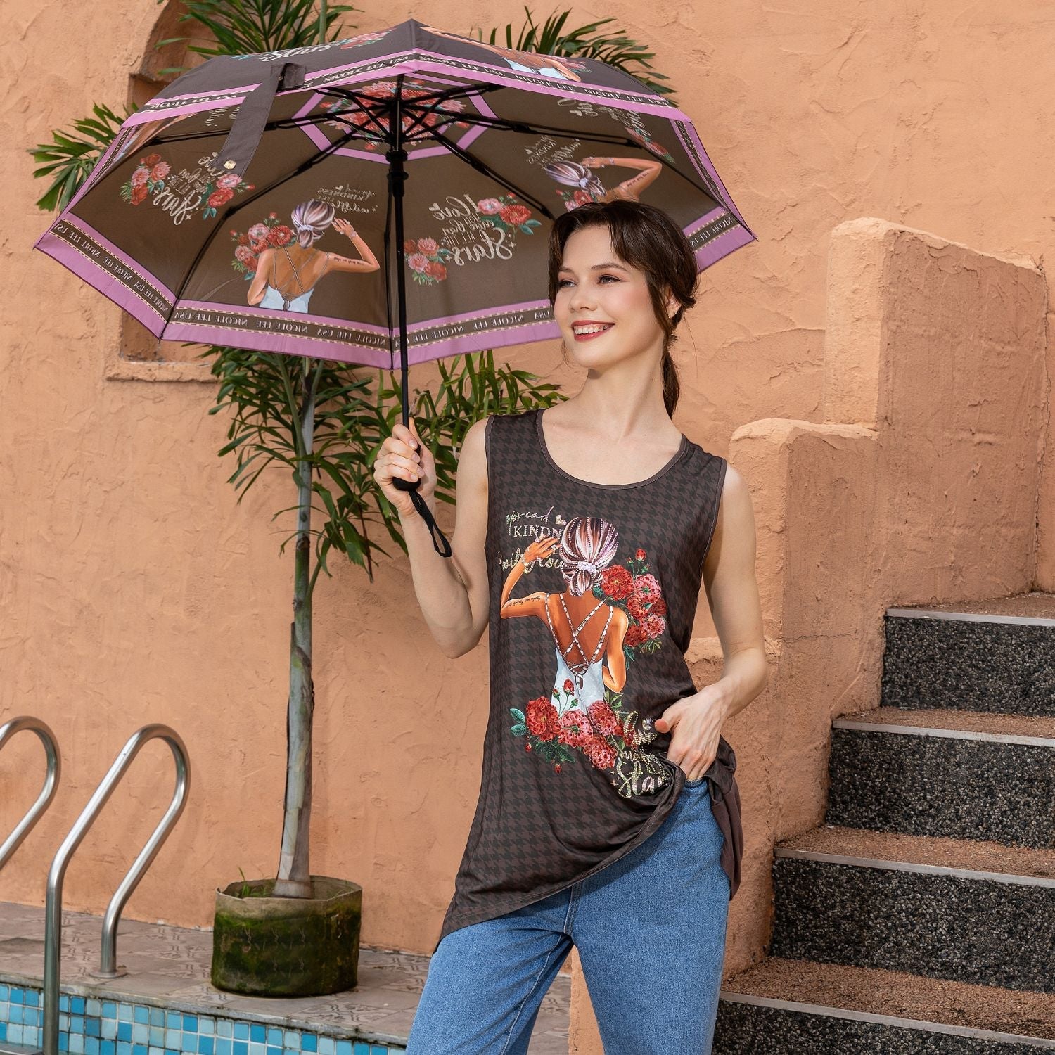 TOP TÚNICA NICOLE LEE CON BRILLOS (LADIES NIGHT OUT)