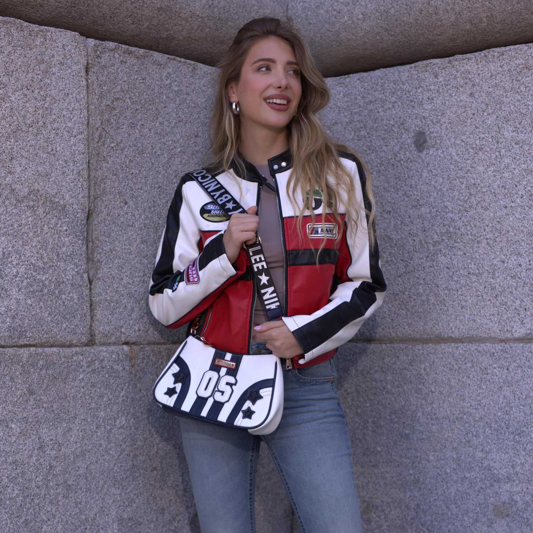 BANDOLERA VARSITY (BLANCO)