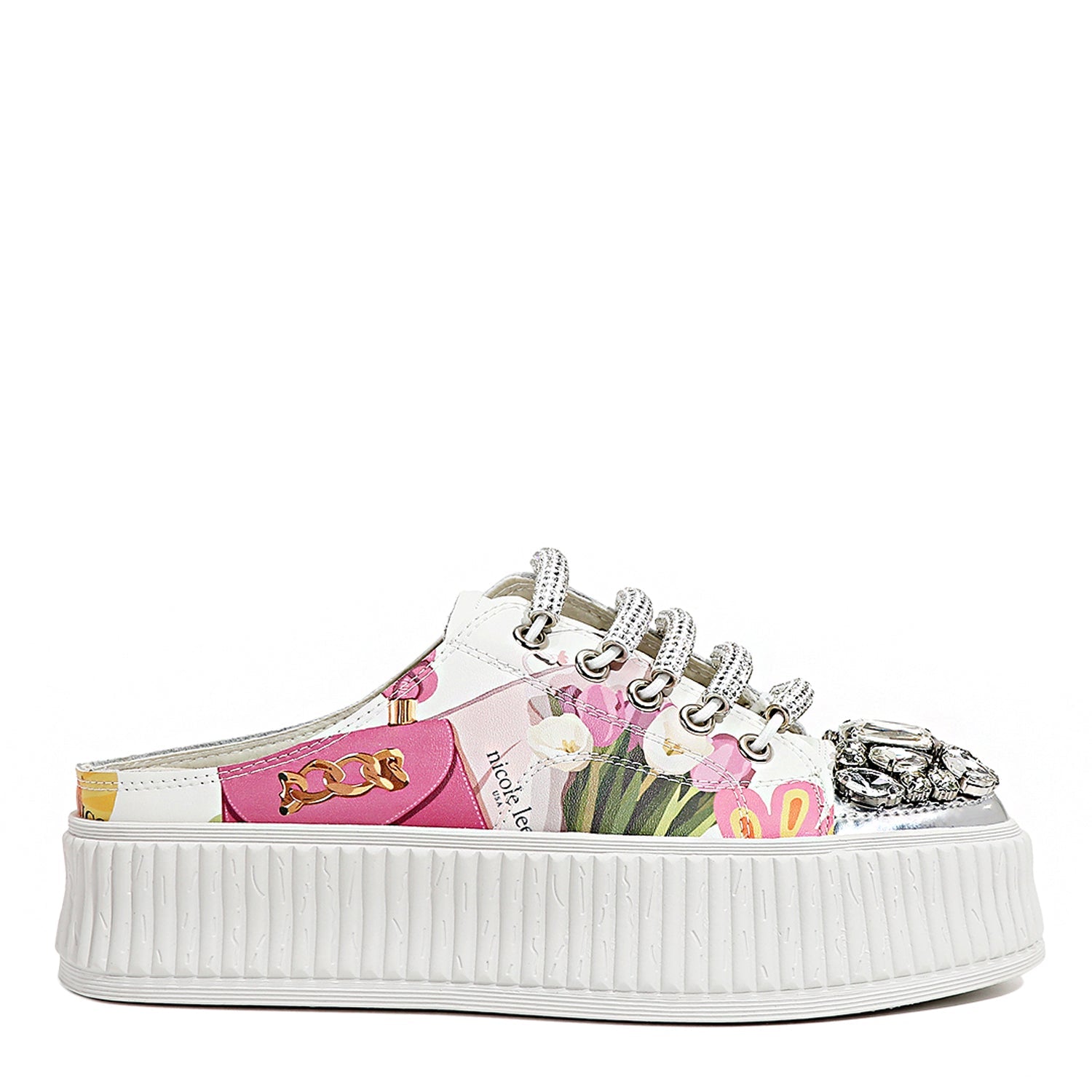 SNEAKERS CON PLATEAU (<tc>VIOLET BLOSSOM</tc>)