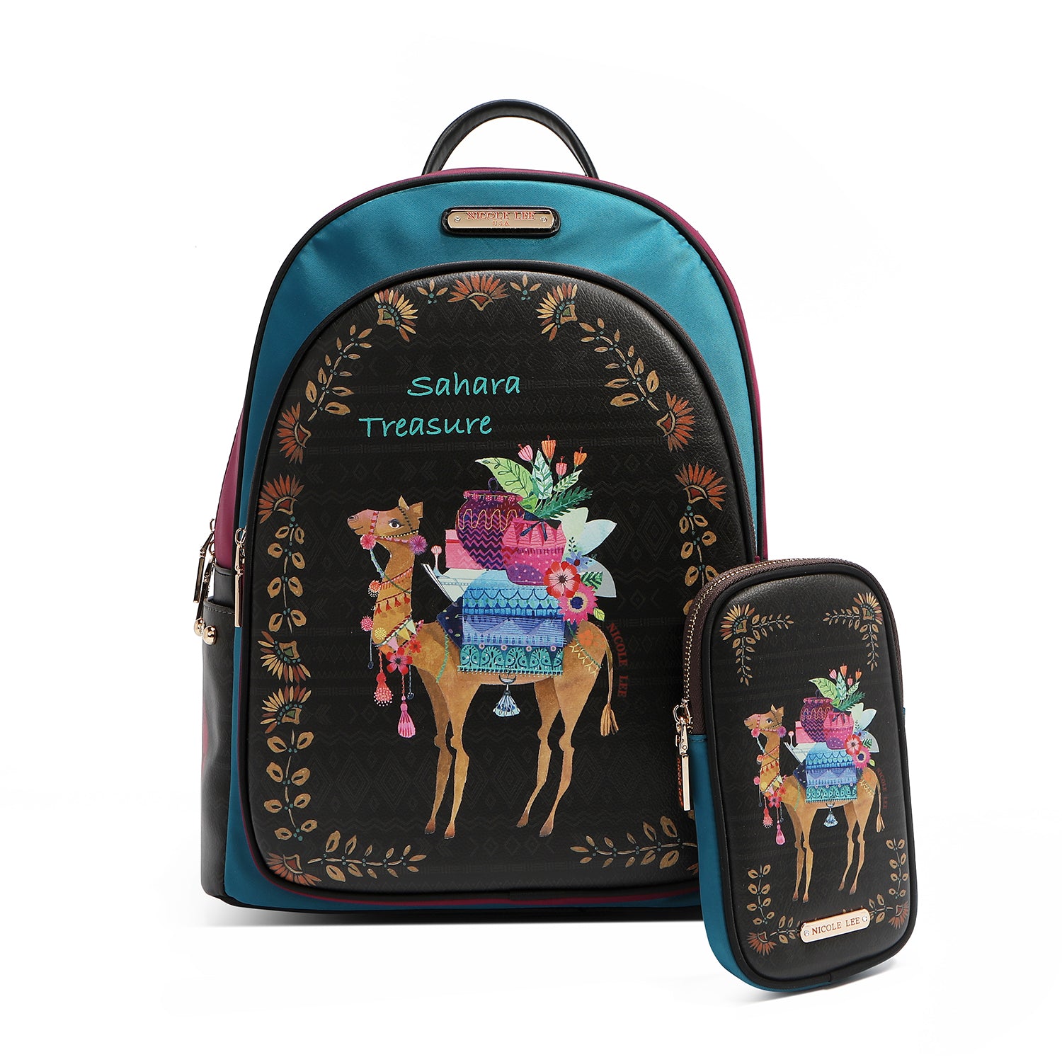 MOCHILA PARA PORTÁTIL CON PUERTO DE CARGA USB (SAHARA TREASURE)
