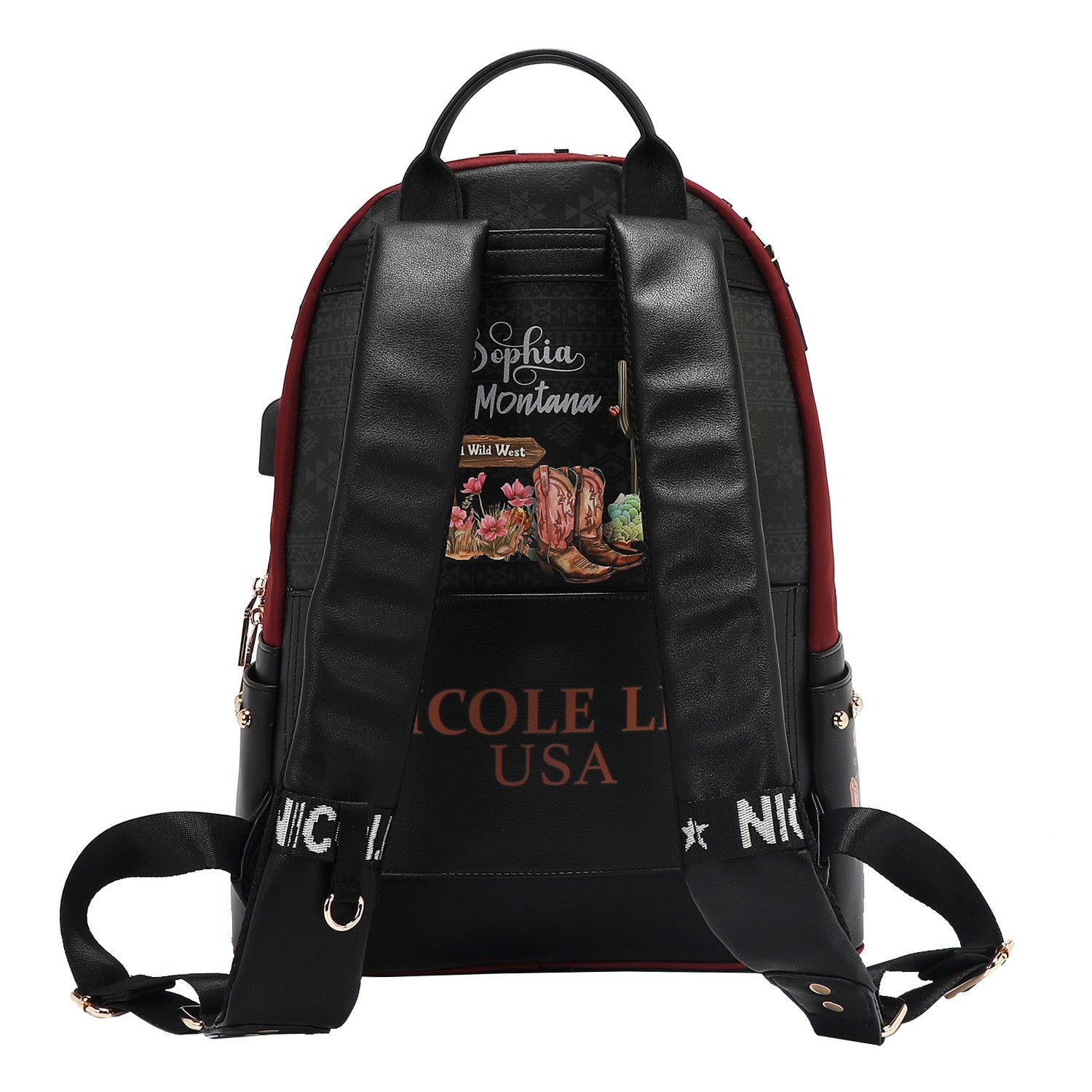 SAC À DOS POUR ORDINATEUR PORTABLE AVEC PORT DE CHARGEMENT USB (<tc>SOFIA MONTANA</tc>)