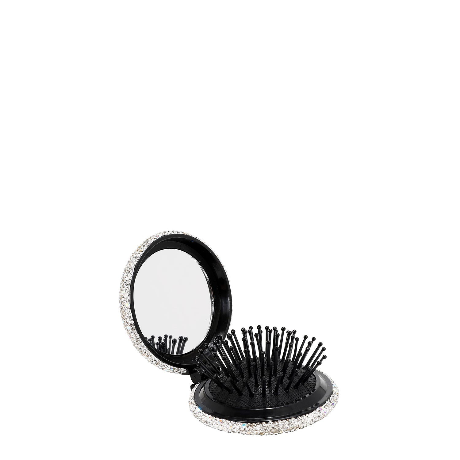 ESPELHO COMPACTO COM PINCEL E STRASS (<tc>SAMANTHA LA BELLEZA</tc>)