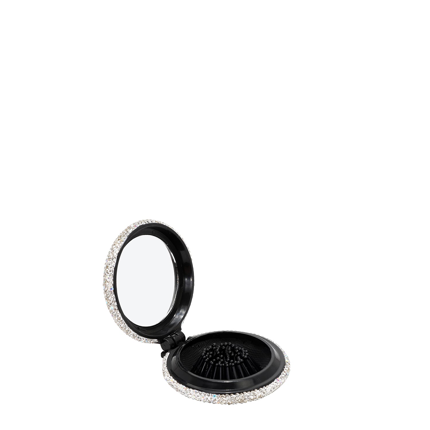 ESPELHO COMPACTO COM PINCEL E STRASS (<tc>SAMANTHA LA BELLEZA</tc>)