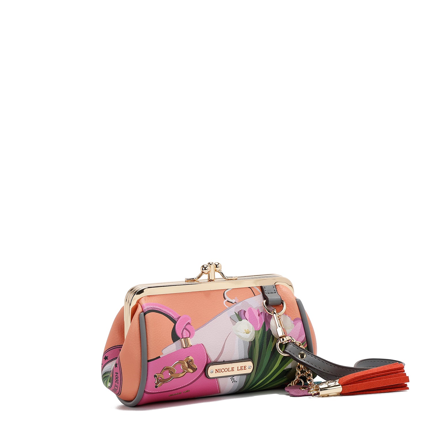PORTAFOGLIO CON BRACCIALE (<tc>VIOLET BLOSSOM</tc>)