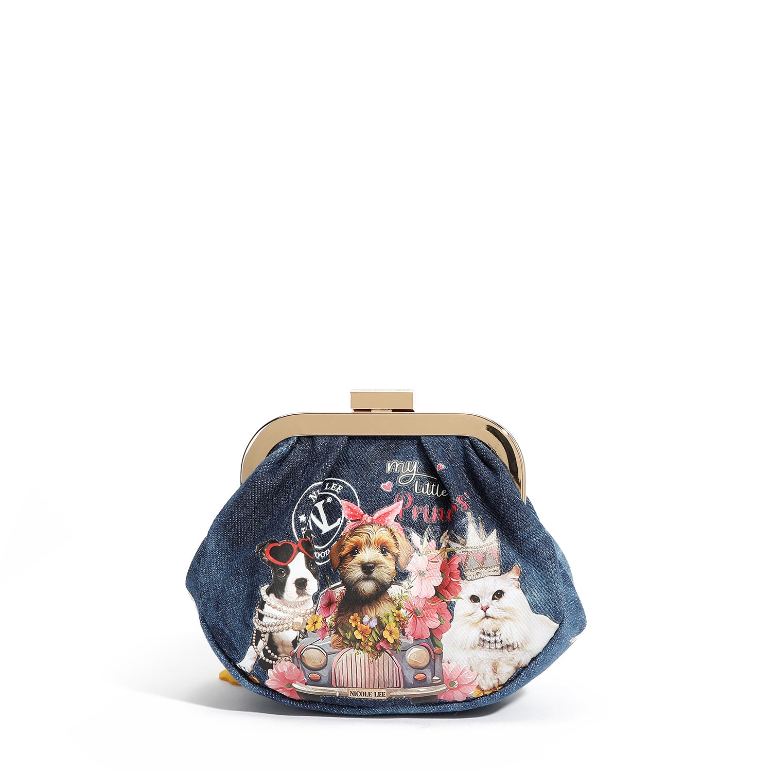 MONEDERO MINI CON CORREA DE DENIM (FAMILY YEARBOOK)