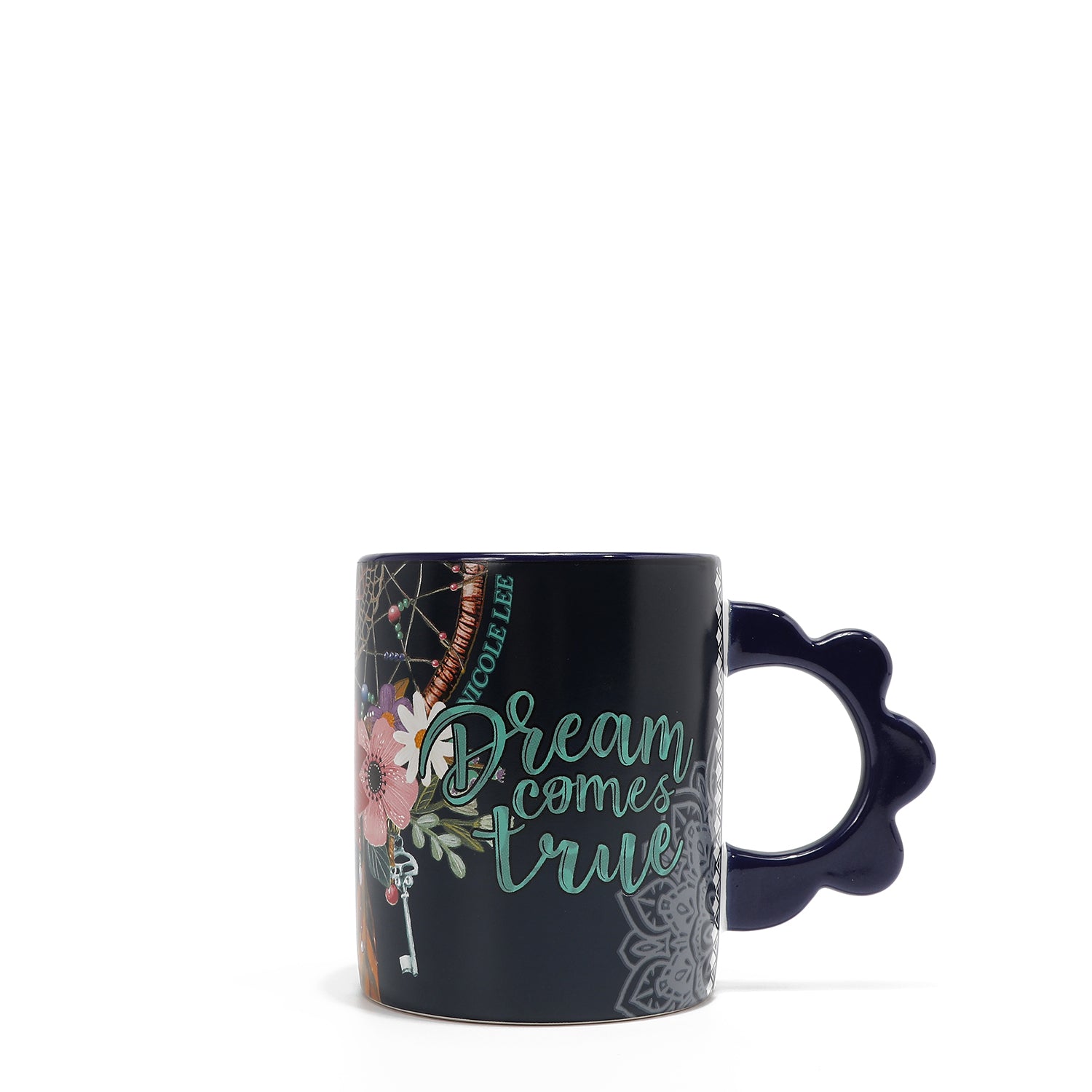 Blütenblatt-Keramikbecher (<tc>DREAM COMES TRUE</tc>)