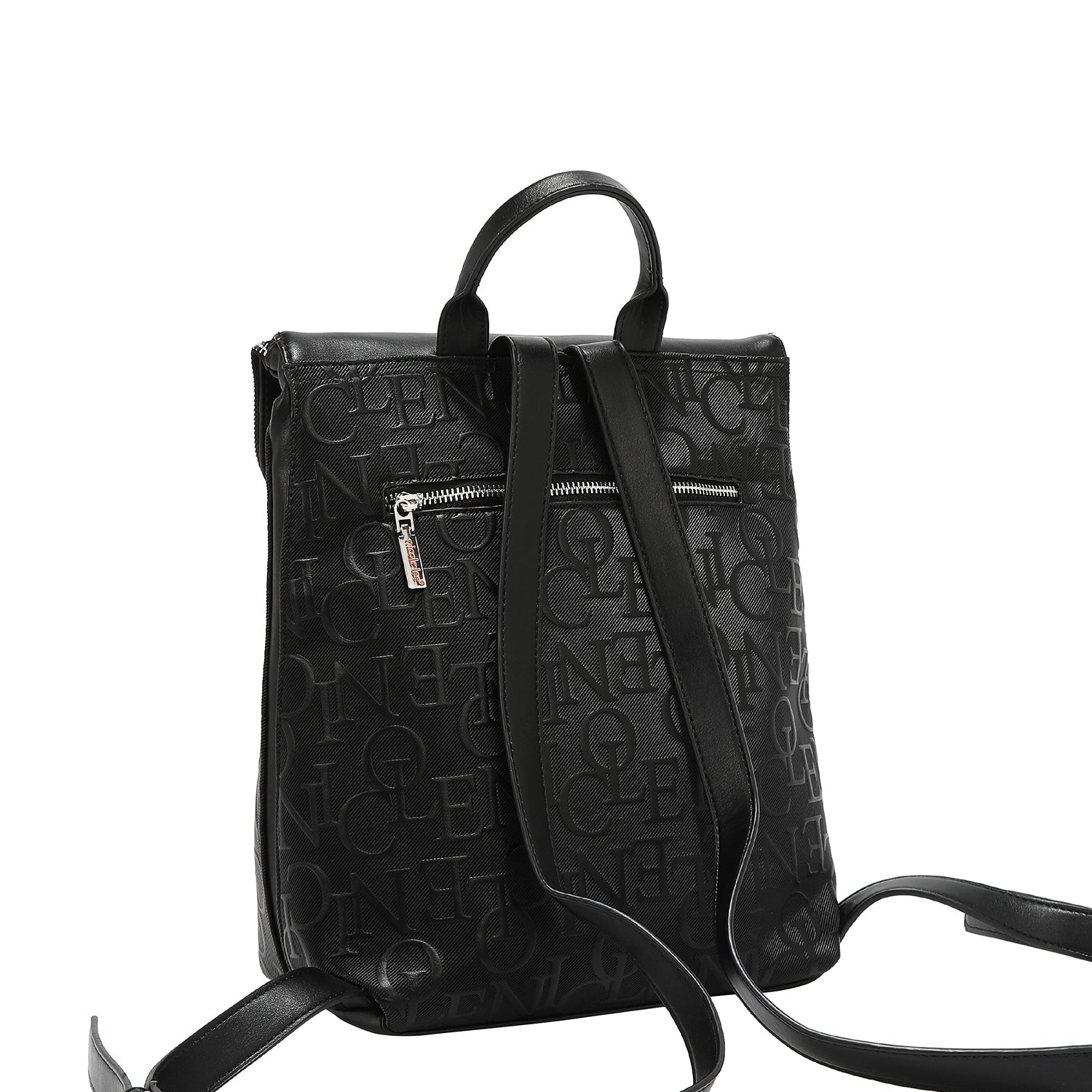 MOCHILA MULTIBOLSILLOS ELEGANCIA EN RELIEVE (NEGRO)