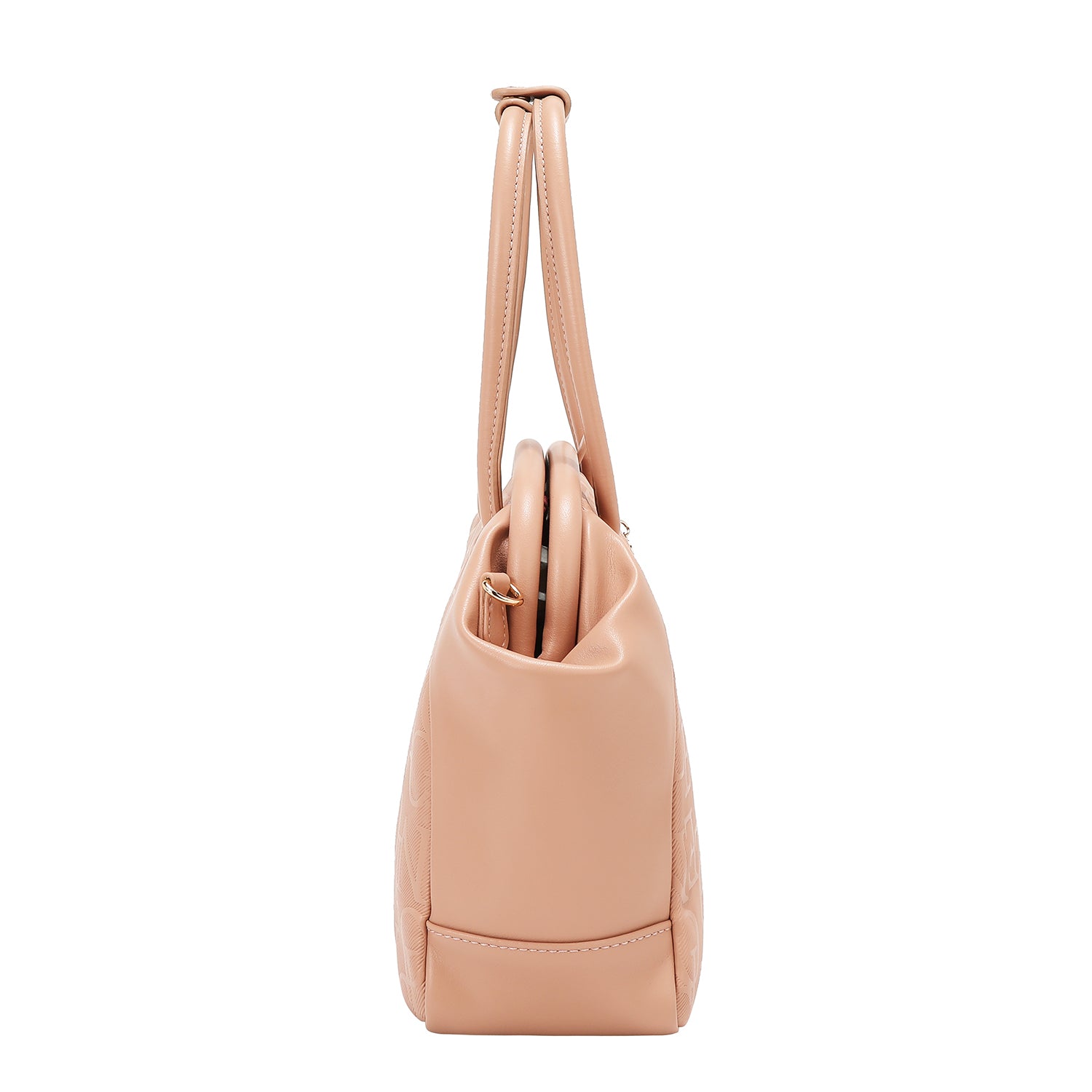 Stuma a tracolla con elegante cornice di rilievo (rosa)