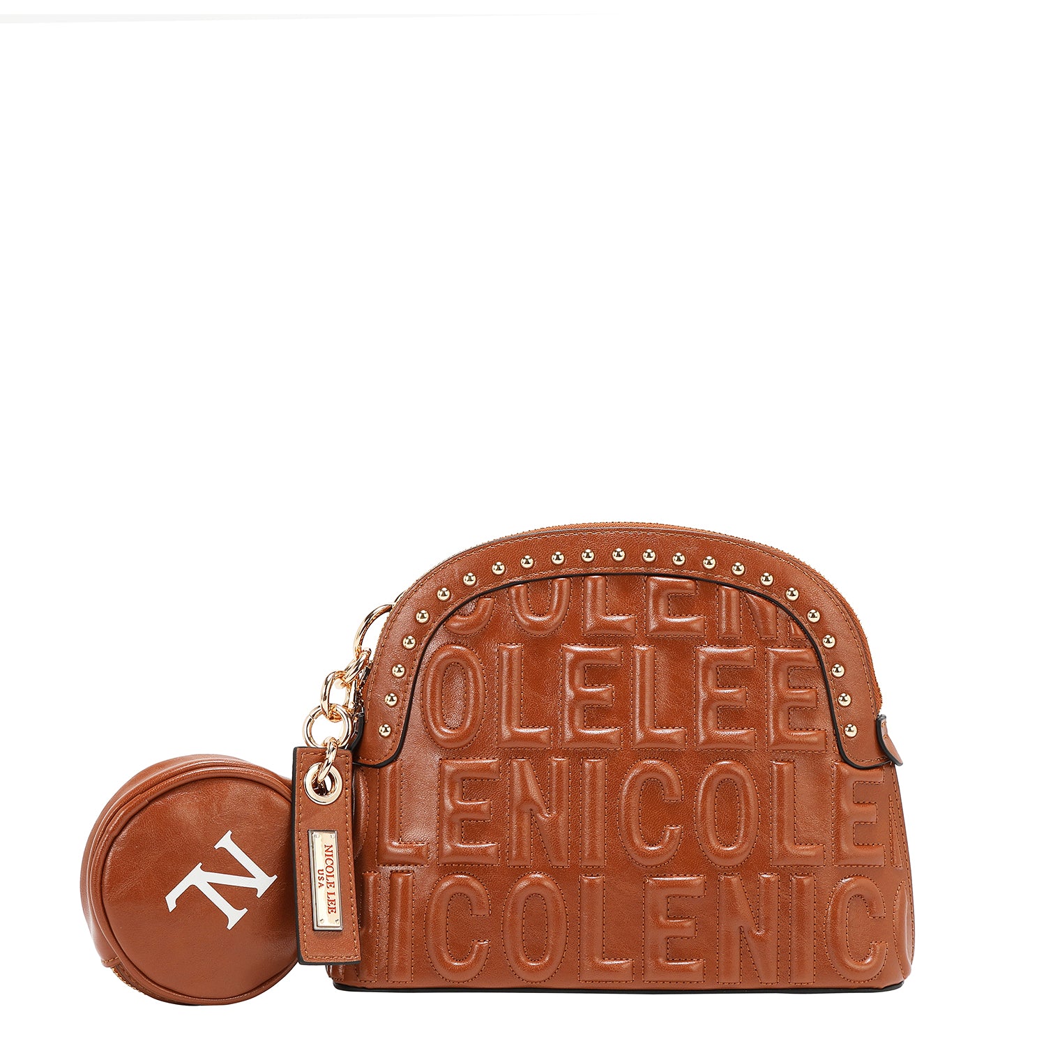 BORSA A TRACOLLA EMB17531 (MARRONE)