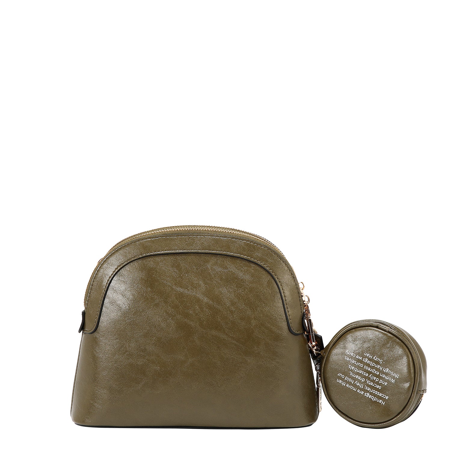 BORSA A TRACOLLA EMB17531 (OLIVA)
