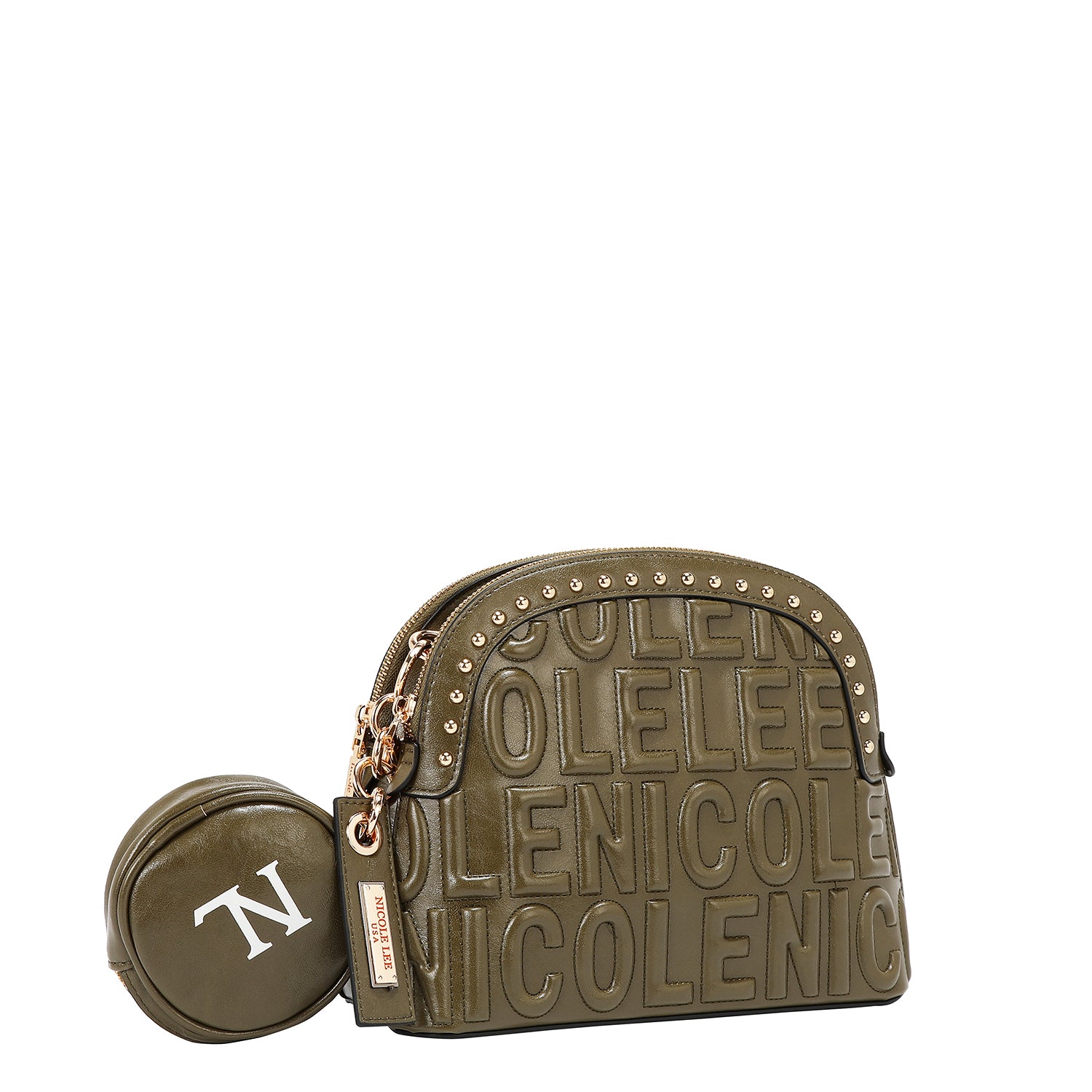 BORSA A TRACOLLA EMB17531 (OLIVA)