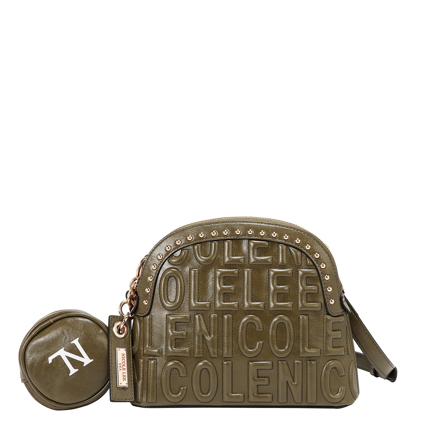 BORSA A TRACOLLA EMB17531 (OLIVA)