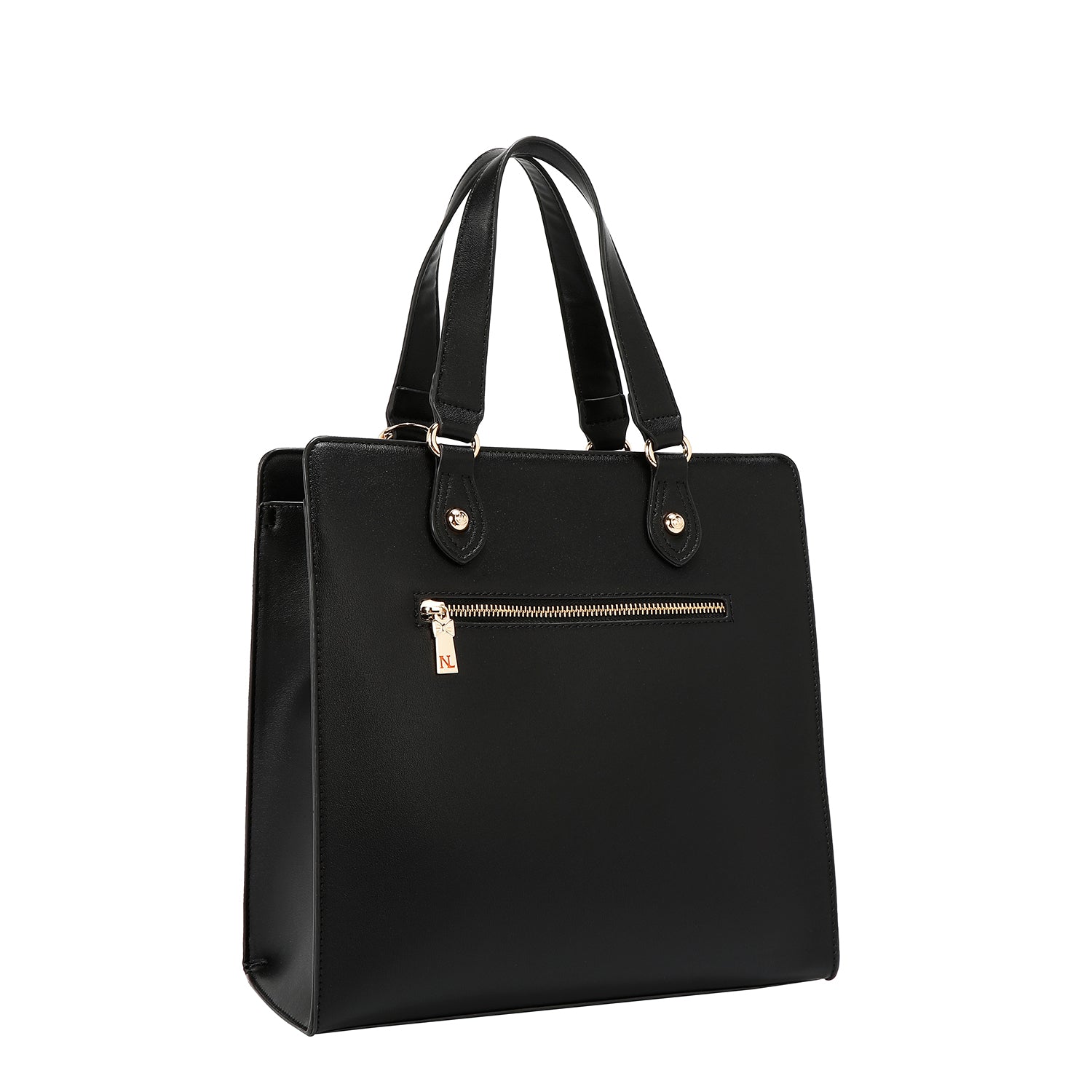 Borsa pop floreale (nero)
