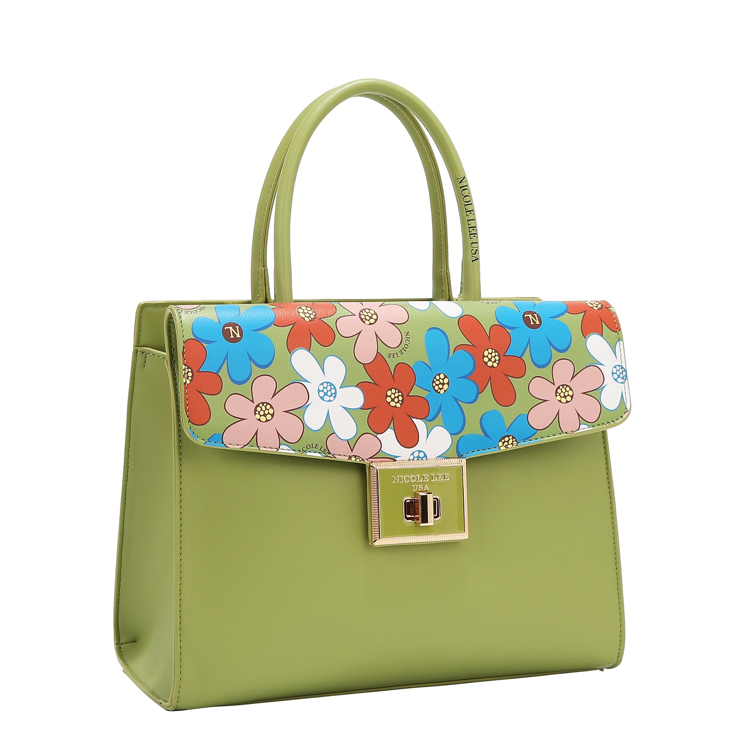 Sac à canon à pop fleuri (vert)