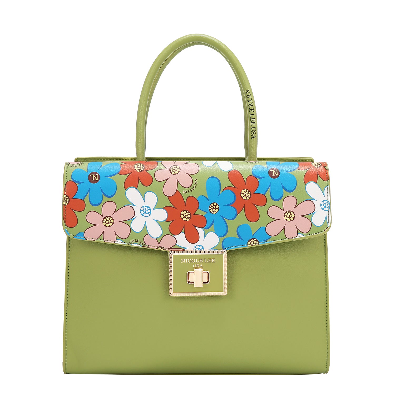 Sac à canon à pop fleuri (vert)