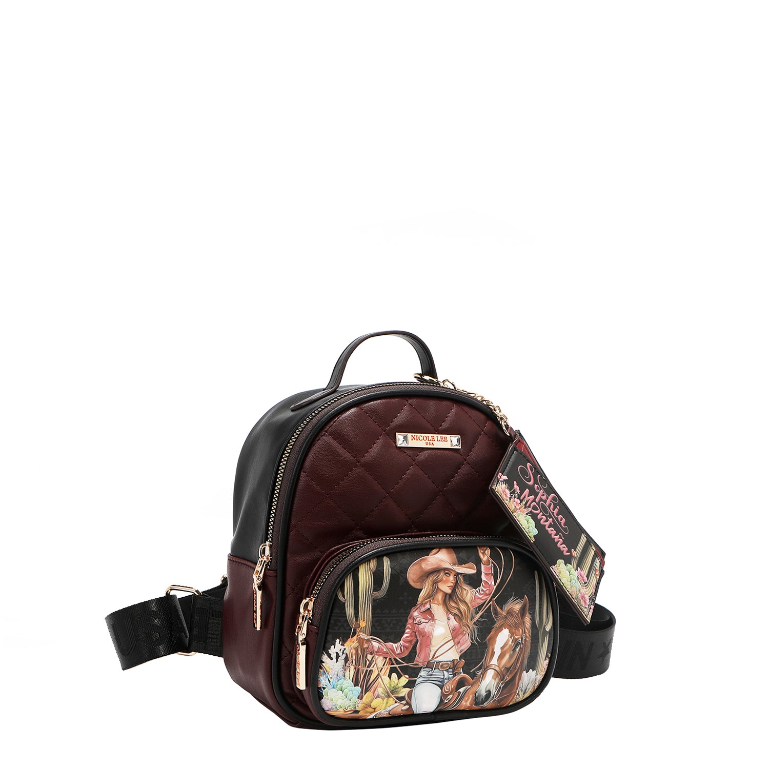 CONJUNTO DE PRESENTE DE 2 PEÇAS (Mini Mochila + Porta-cartões) (<tc>SOFIA MONTANA</tc>)