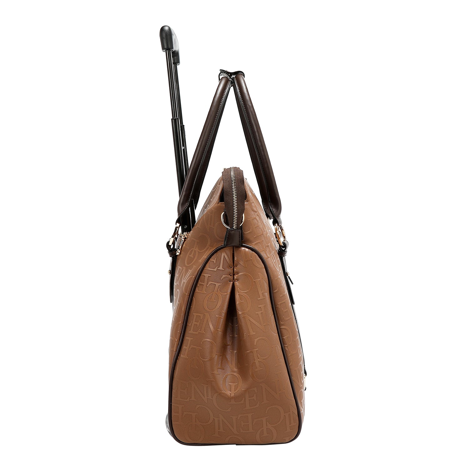 BOLSO CON RUEDAS MONOGRAMA (MARRON)