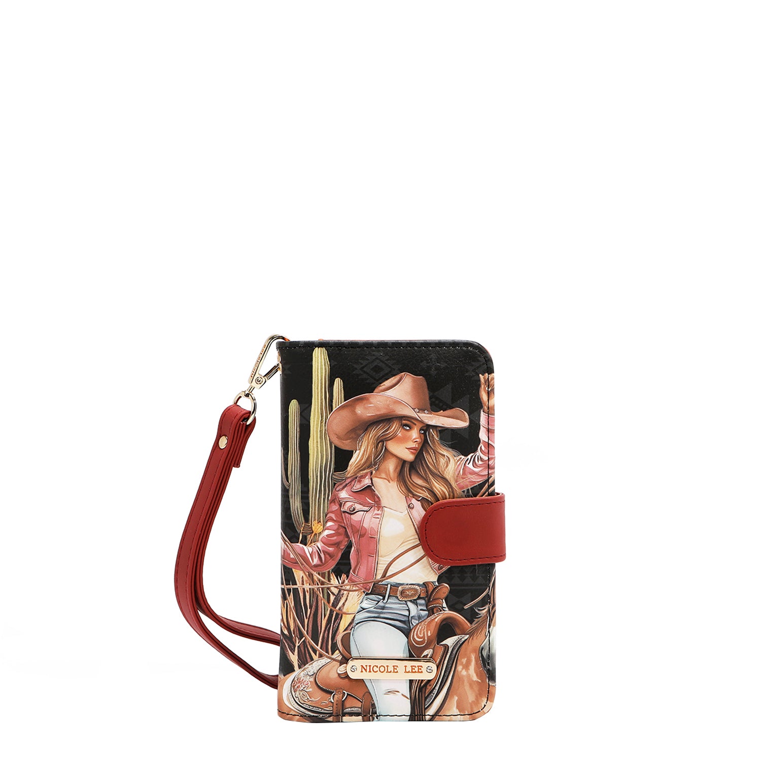NL SIGNATURE HANDYHÜLLE UND GELDBÖRSE MIT RIEMEN (<tc>SOFIA MONTANA</tc>)