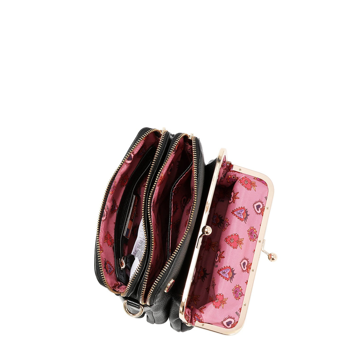 BANDOLERA CON DOBLE COMPARTIMIENTO (KEEP DREAMING)