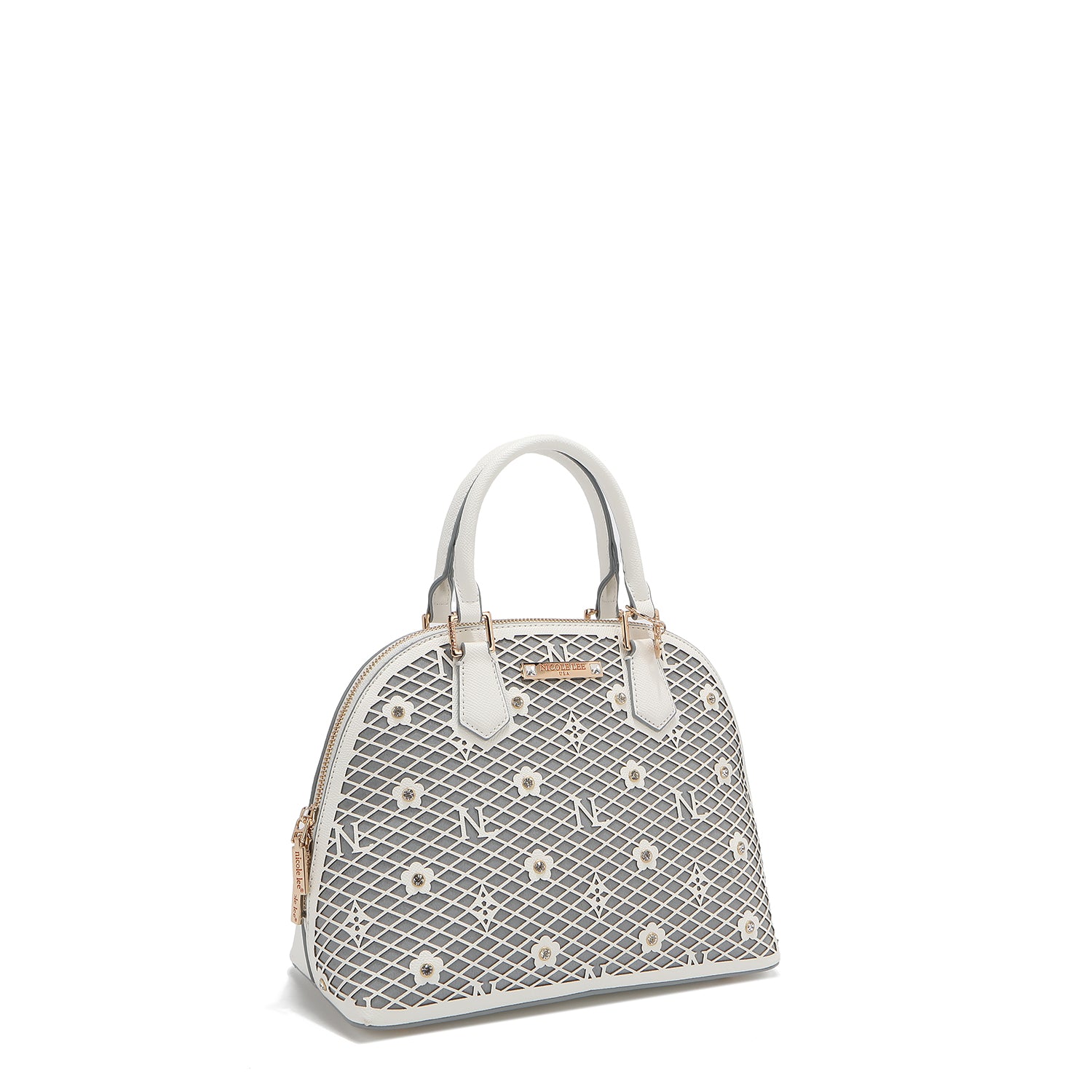 BOLSO DOMO TIPO SATCHEL GRACIE (BLANCO)