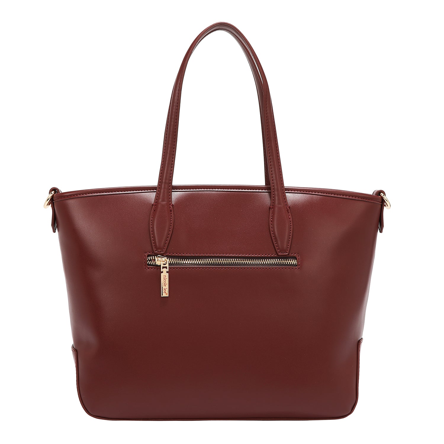 LASERGESCHNITTENER GEOMETRISCHER SHOPPER (WEIN)