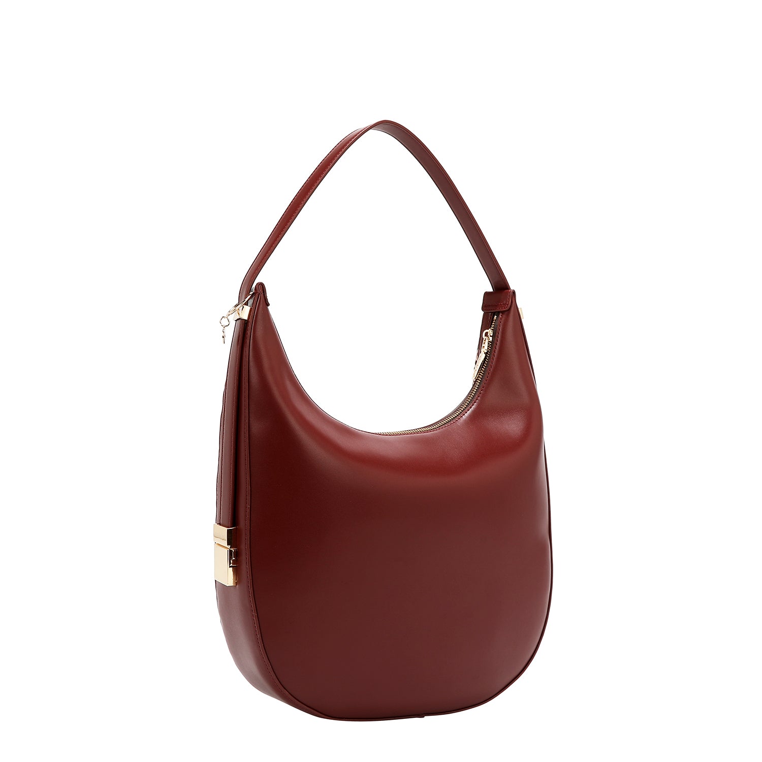 SACO HOBO GEOMÉTRICO COM CORTE A LASER (VINHO)