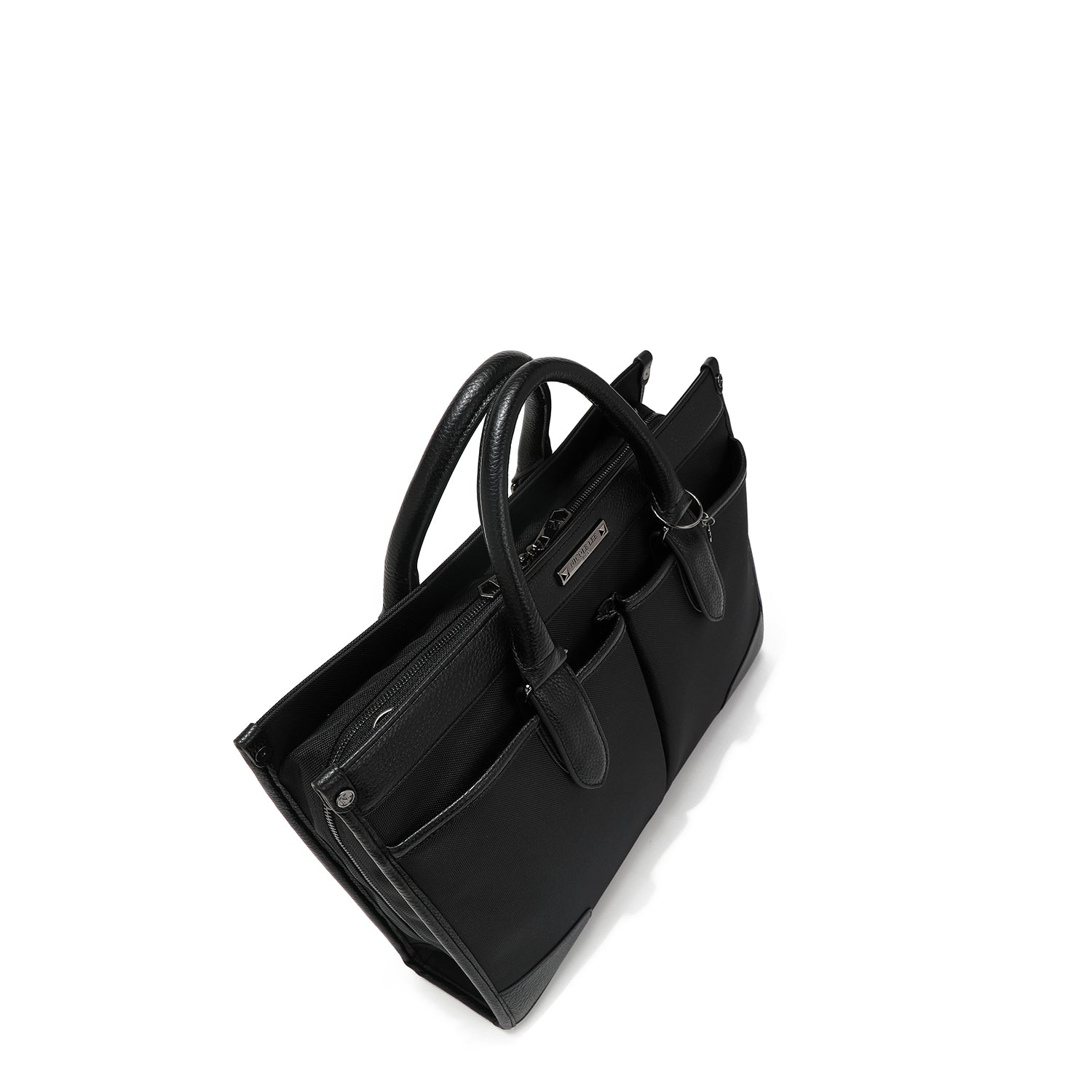 MALETIN NEGRO CON BOLSILLOS PARA HOMBRE