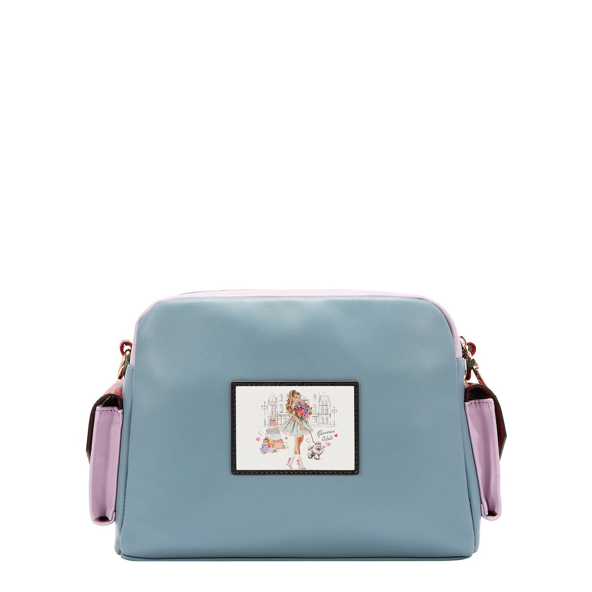 BOLSO BANDOLERA MULTIBOLSILLOS (GLAMOROUS WALK-BLANCO)