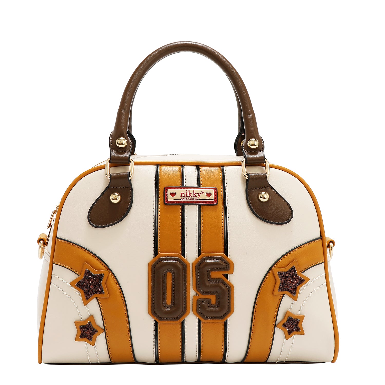 BOLSO DOMO VARSITY (BEIGE)
