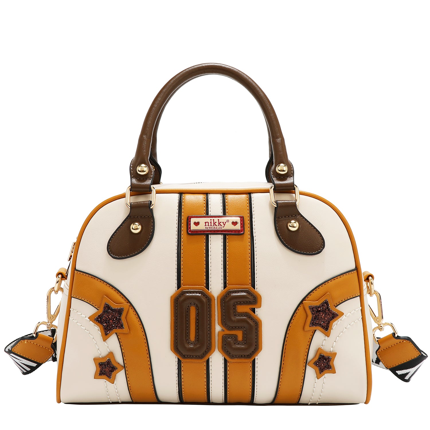 BOLSO DOMO VARSITY (BEIGE)