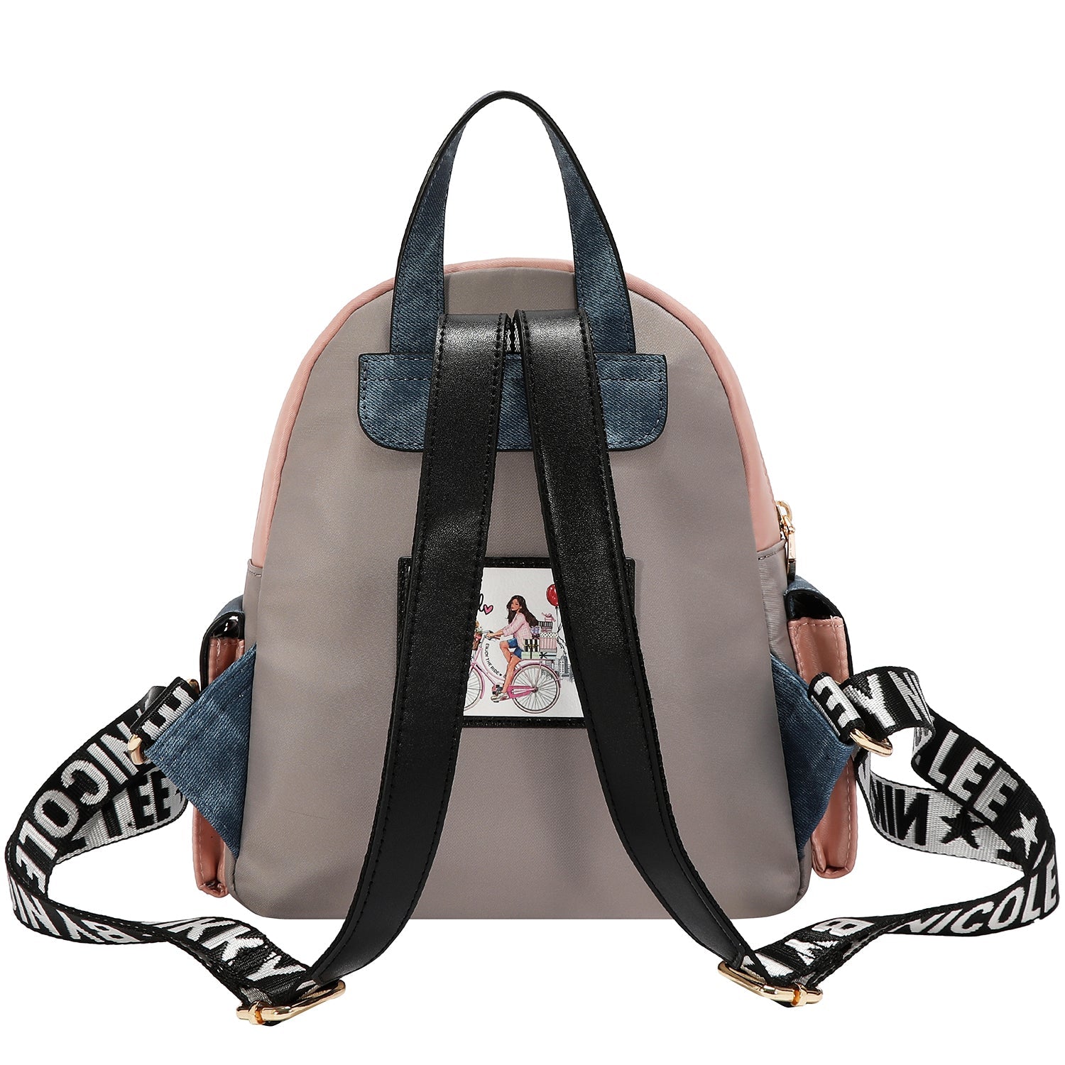 KLEINER RUCKSACK MIT MEHREREN TASCHEN (<tc>SWEET GIRL</tc>)