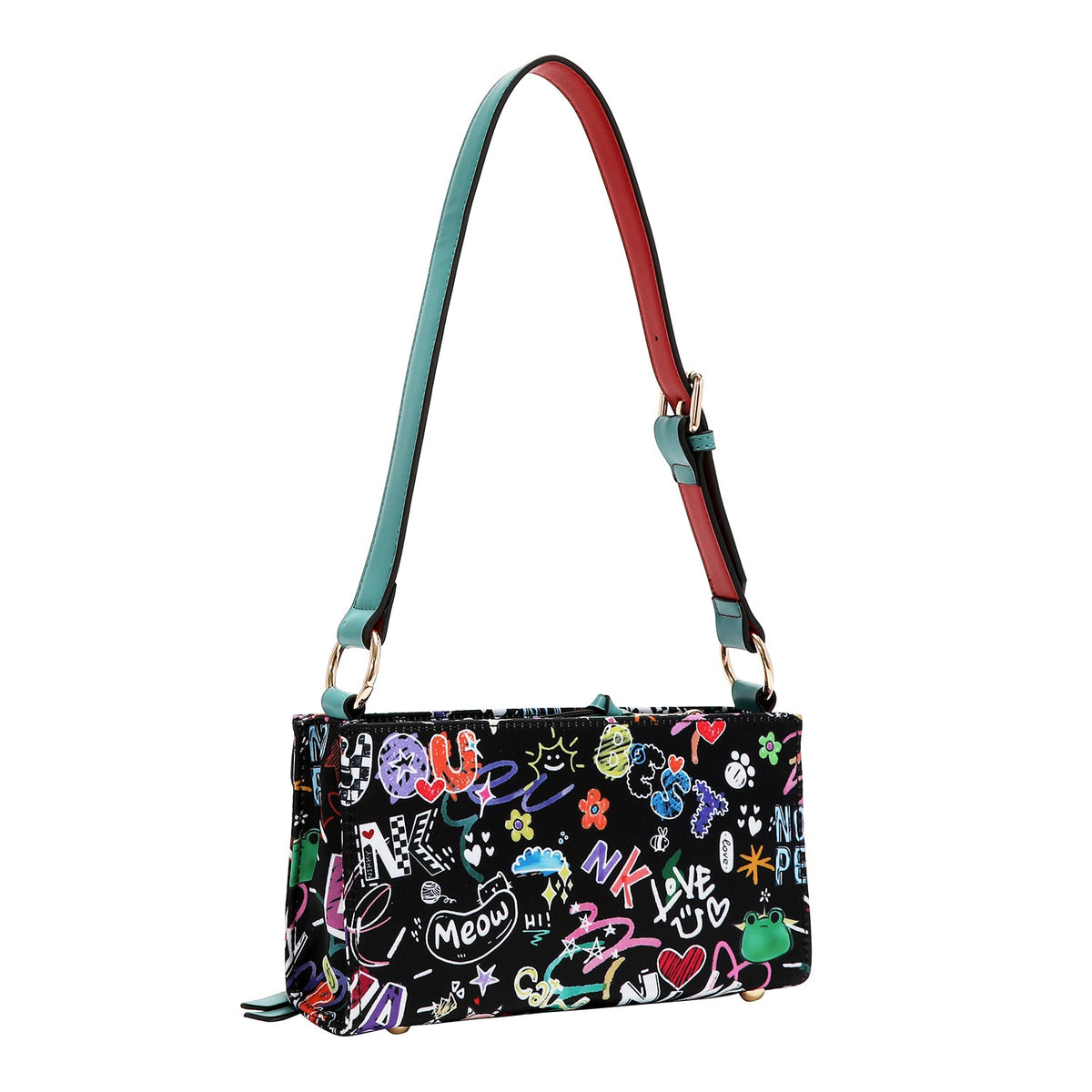 BOLSO DE HOMBRO (JUST FOR FUN - NEGRO)