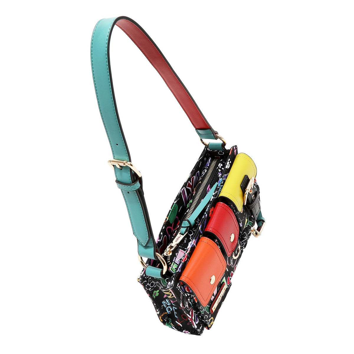 BOLSO DE HOMBRO (JUST FOR FUN - NEGRO)
