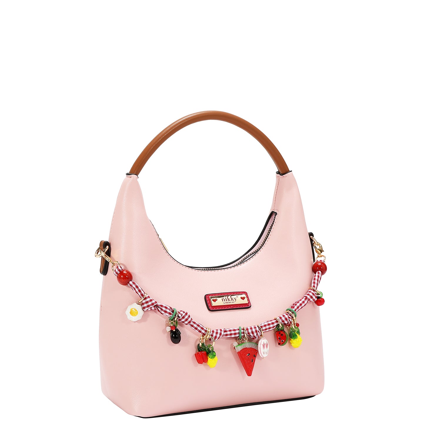 BOLSO DE MANO CON ENCANTO (ROSA)
