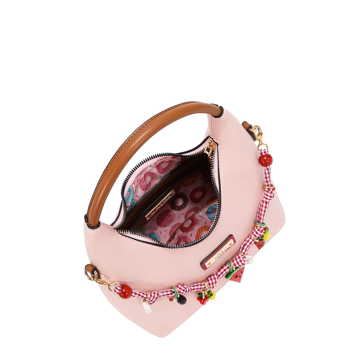 BOLSO DE MANO CON ENCANTO (ROSA)