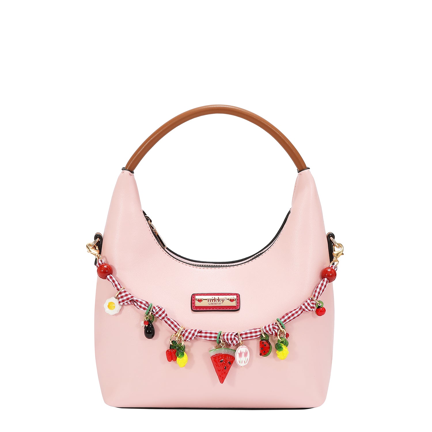 BOLSO DE MANO CON ENCANTO (ROSA)