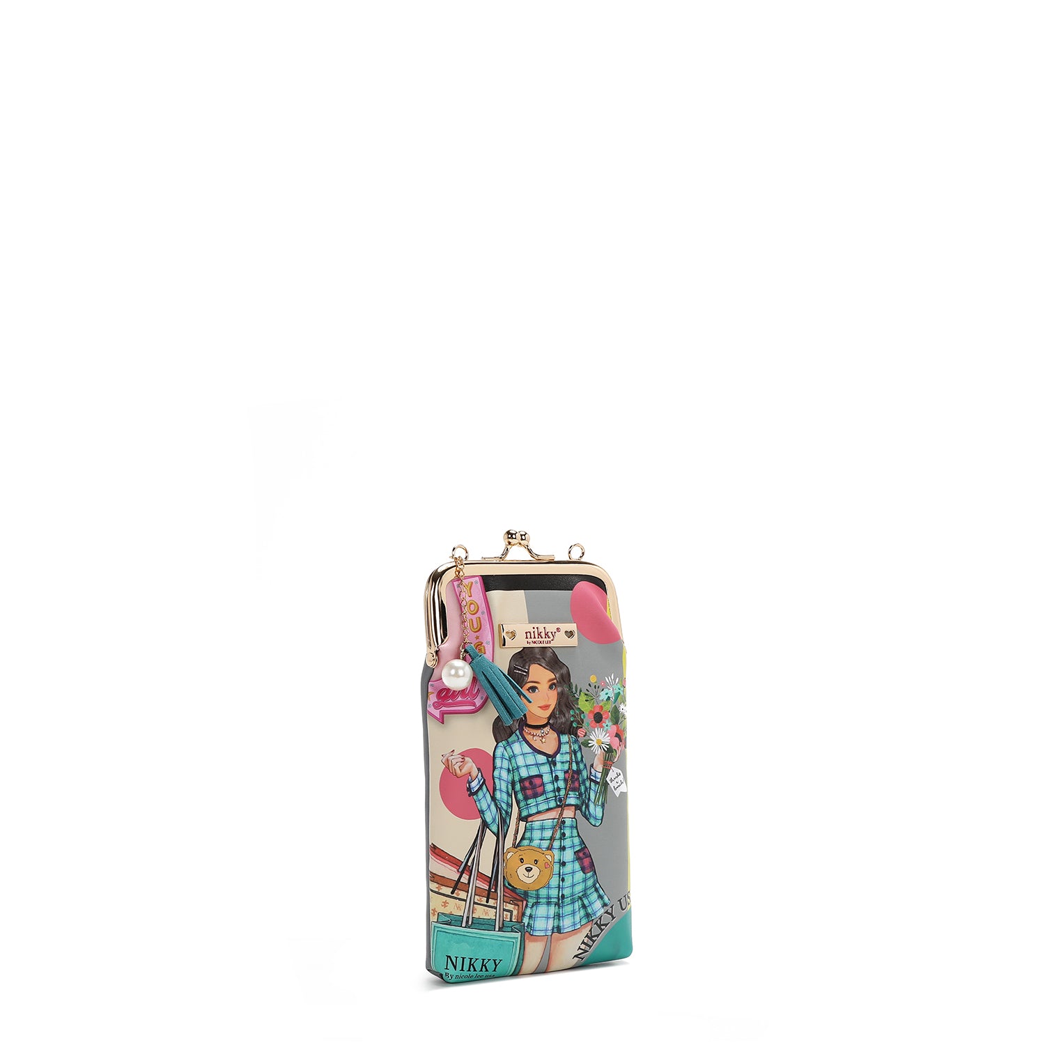 CAPA DE TELEFONE E ÓCULOS DE SOL (<tc>NIKKY GOES SHOPPING</tc>)