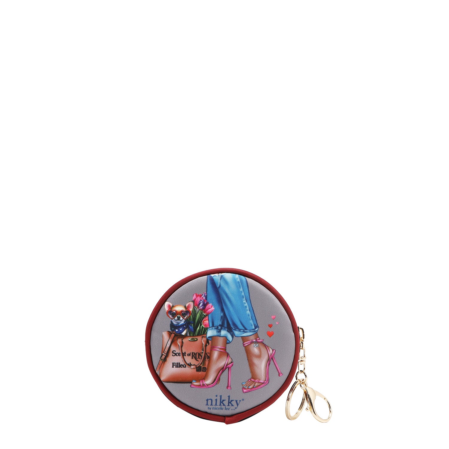 LLAVERO CON MONEDERO REDONDO (ESSENCE OF YOU)