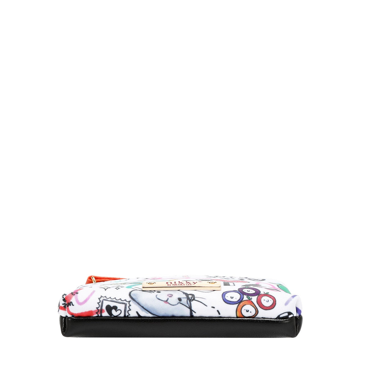 MONEDERO PEQUEÑO PLANO CON CREMALLERA (JUST FOR FUN-BLANCO)