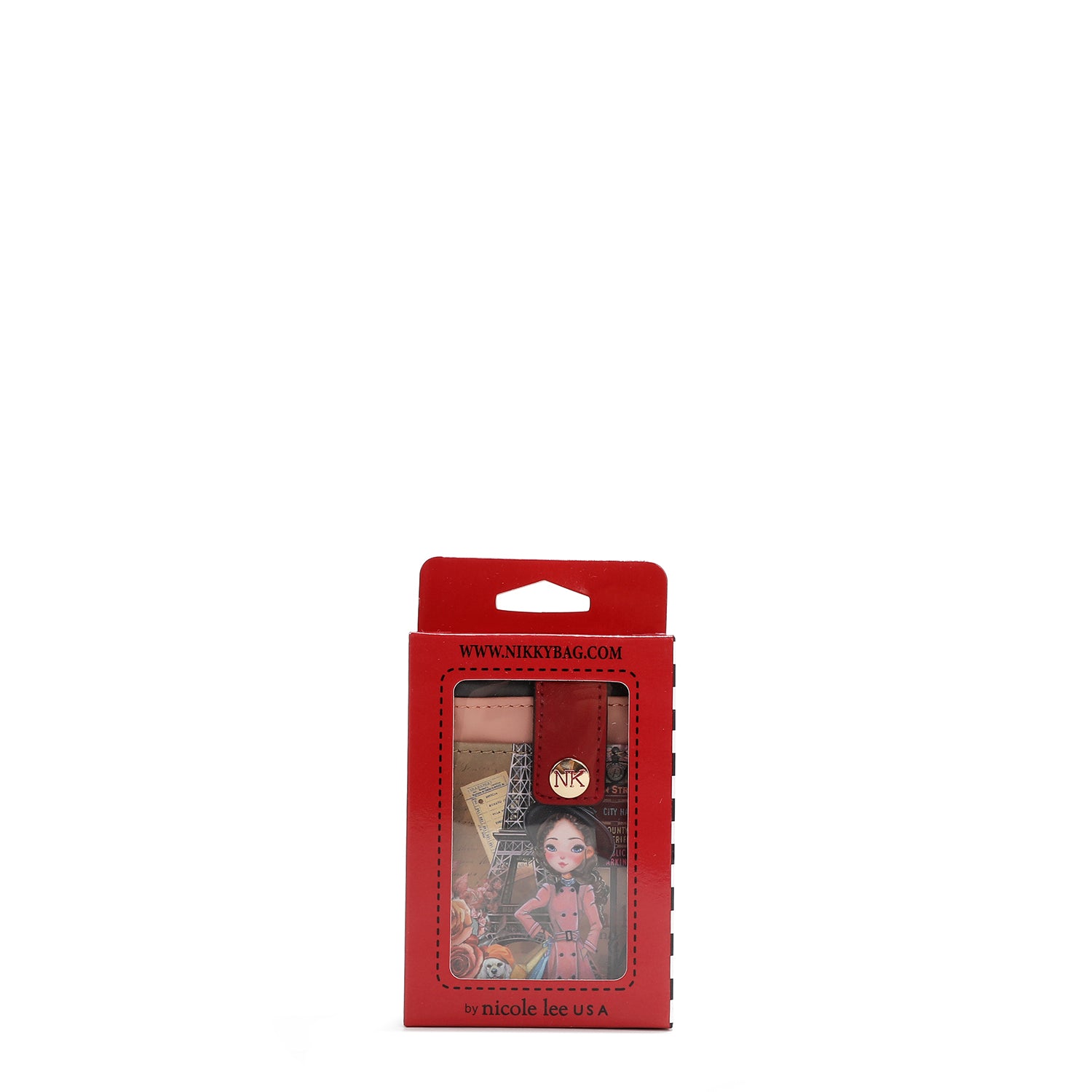 PORTA-CARTÃO MINI COM FECHO (<tc>EMILY GOES PARIS</tc> )