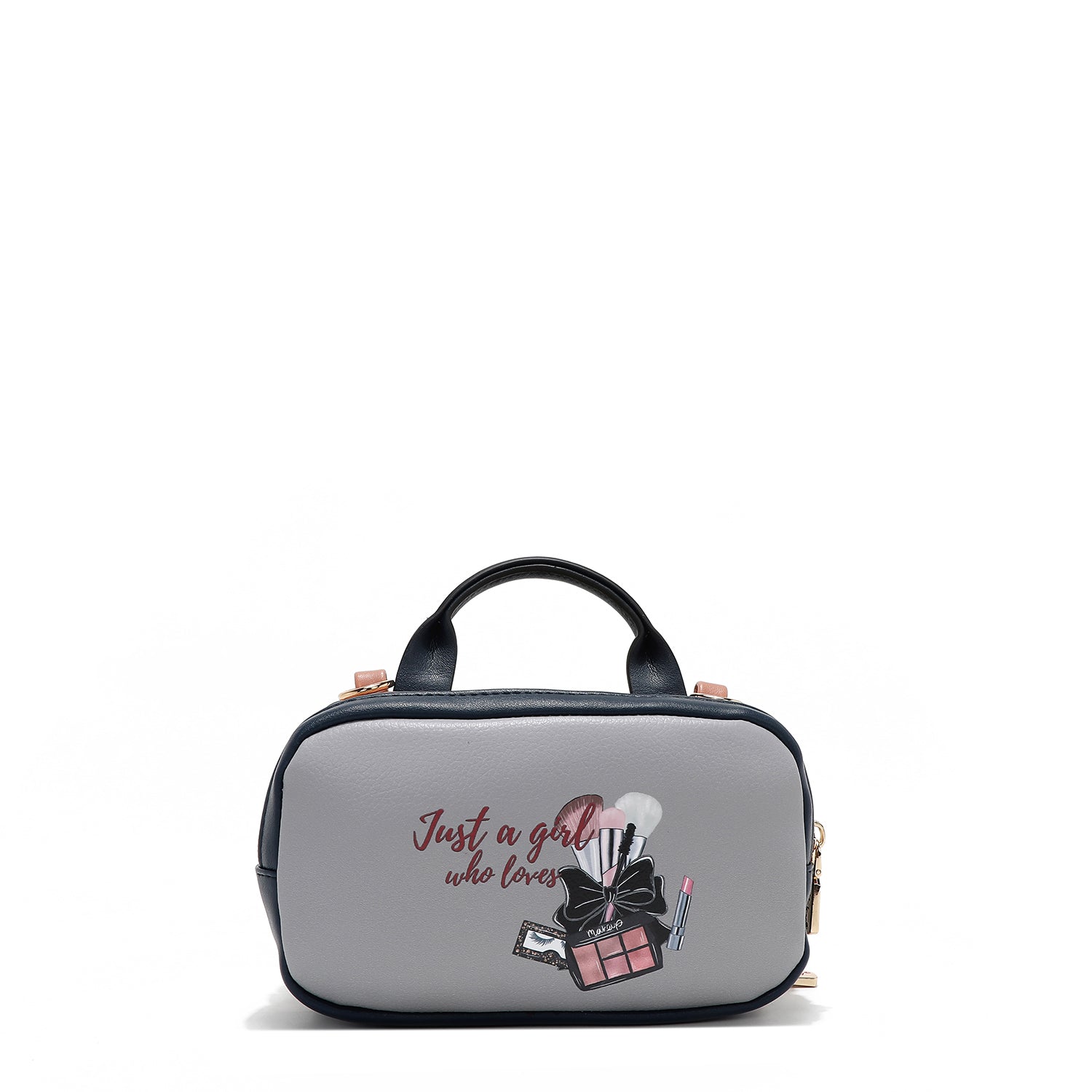 BOSTON MINI CROSSBODY TASCHE MIT DOPPELREISSVERSCHLUSS (<tc>URBAN COFFEE DREAM</tc>)