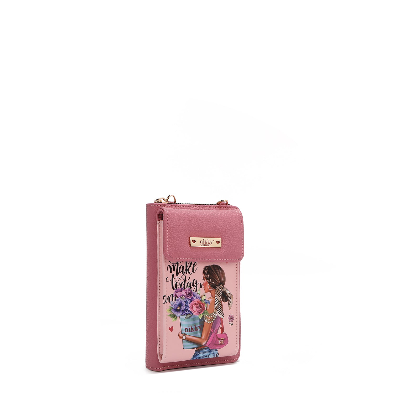SAC À BANDOULIÈRE/PORTEFEUILLE POUR TÉLÉPHONE (<tc>FLOWER DAY</tc>)