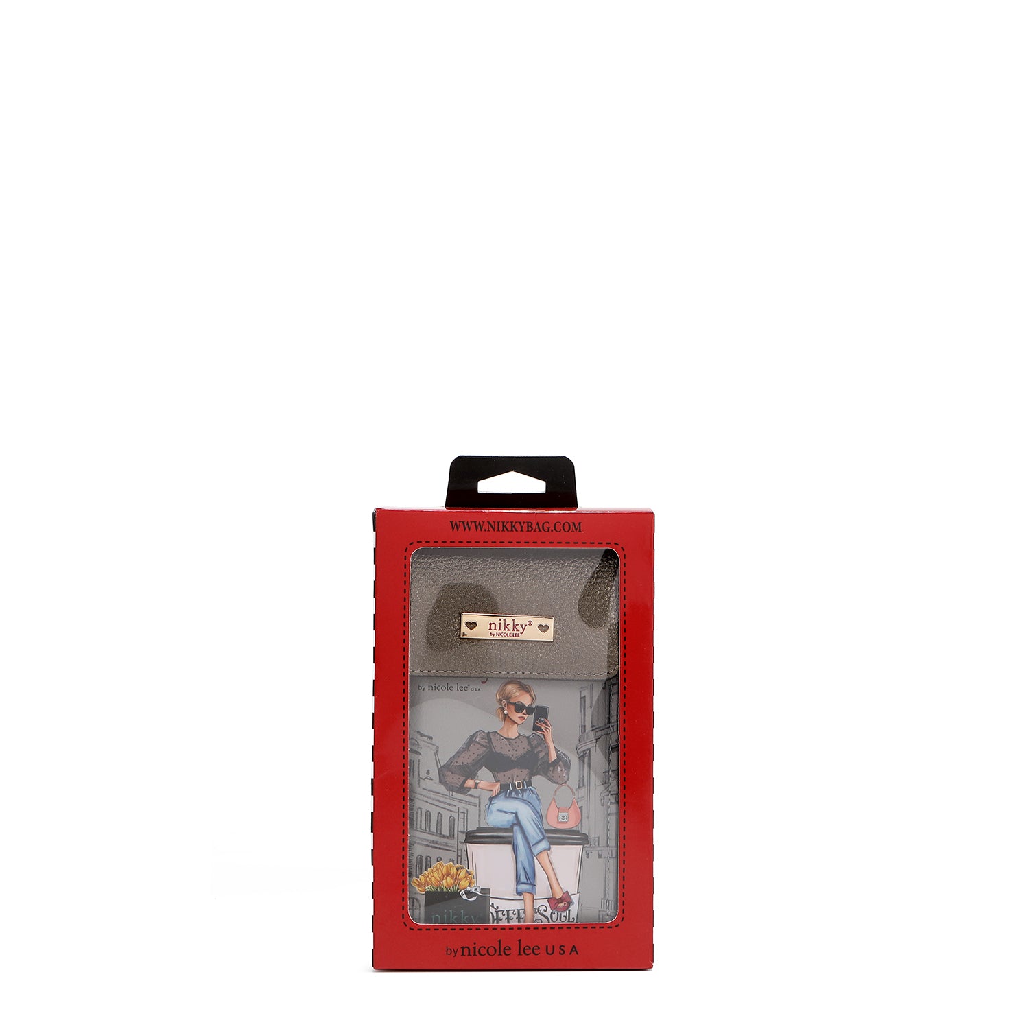 BOLSA DE OMBRO/CARTEIRA PARA CELULAR (<tc>URBAN COFFEE DREAM</tc>)