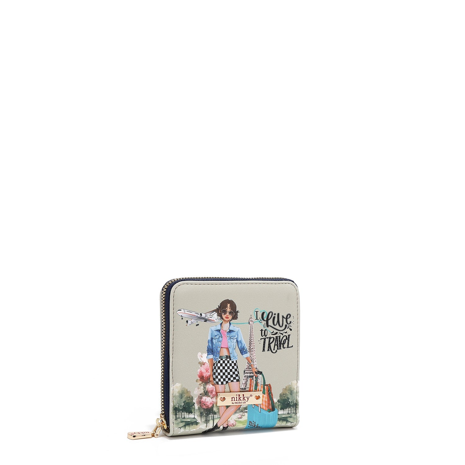 SAC ORGANISATEUR DE BIJOUX (<tc>I LIVE TO TRAVEL</tc>)
