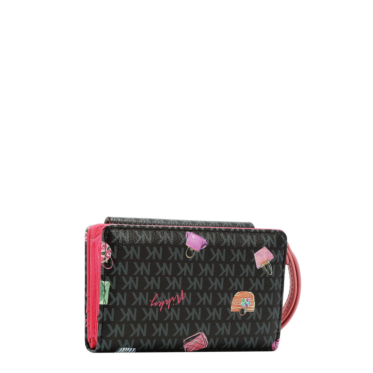 CARTERA PLEGABLE PEQUEÑA NIKKY (GLAMOROUS WALK-NEGRO)