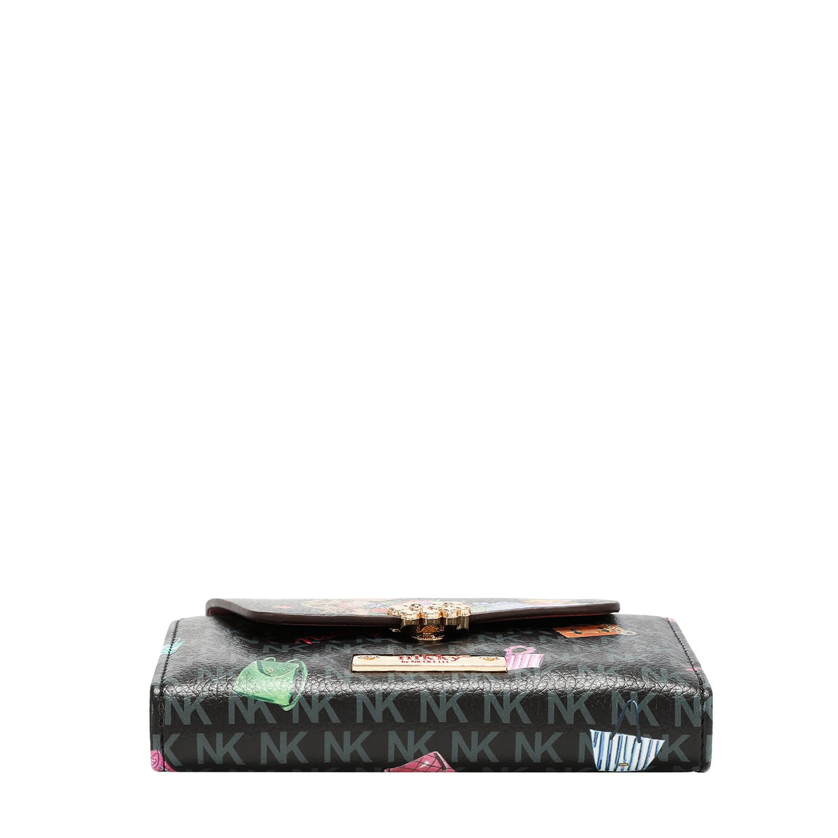 CARTERA PLEGABLE PEQUEÑA NIKKY (GLAMOROUS WALK-NEGRO)