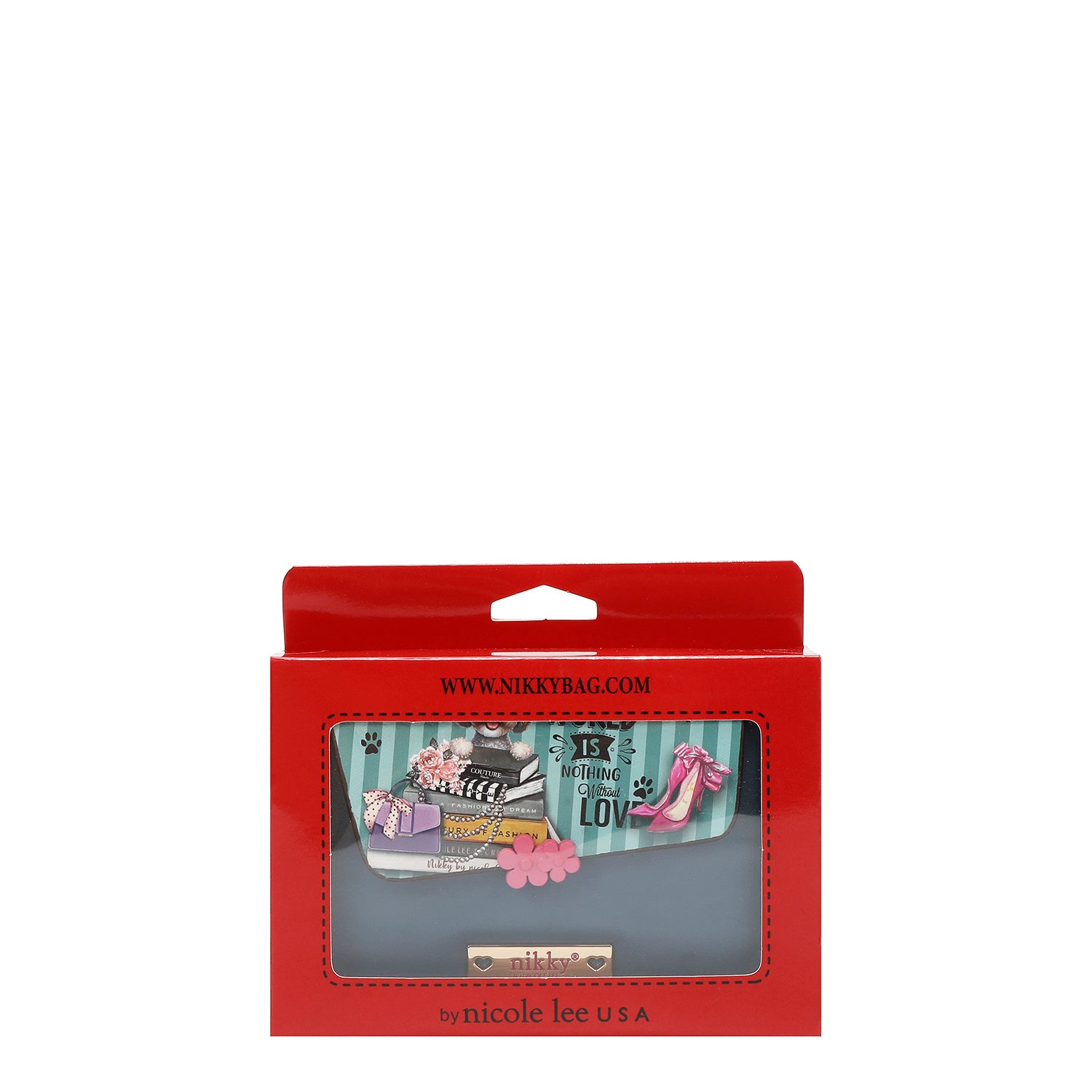 PETIT PORTEFEUILLE PLIABLE <tc>NIKKY</tc> (CONÇU POUR T'AIMER)