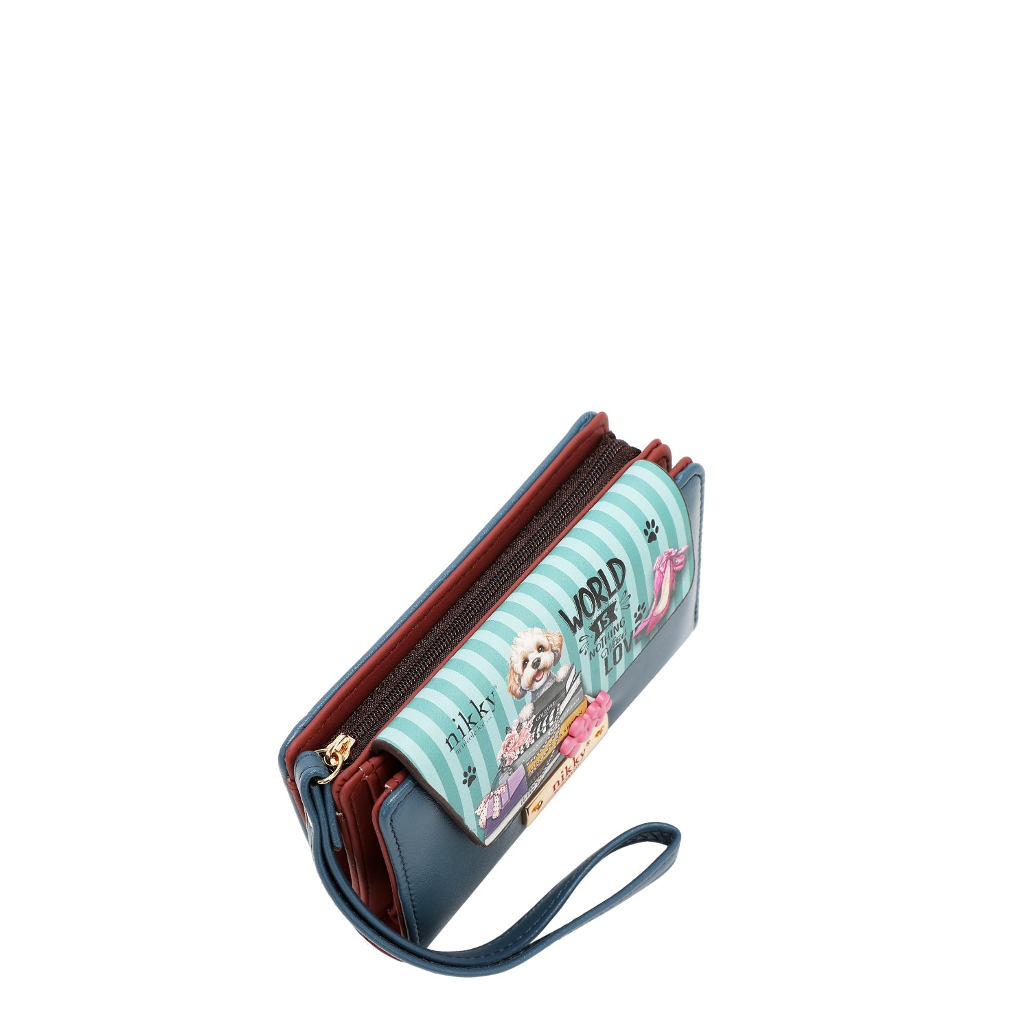 PETIT PORTEFEUILLE PLIABLE <tc>NIKKY</tc> (CONÇU POUR T'AIMER)