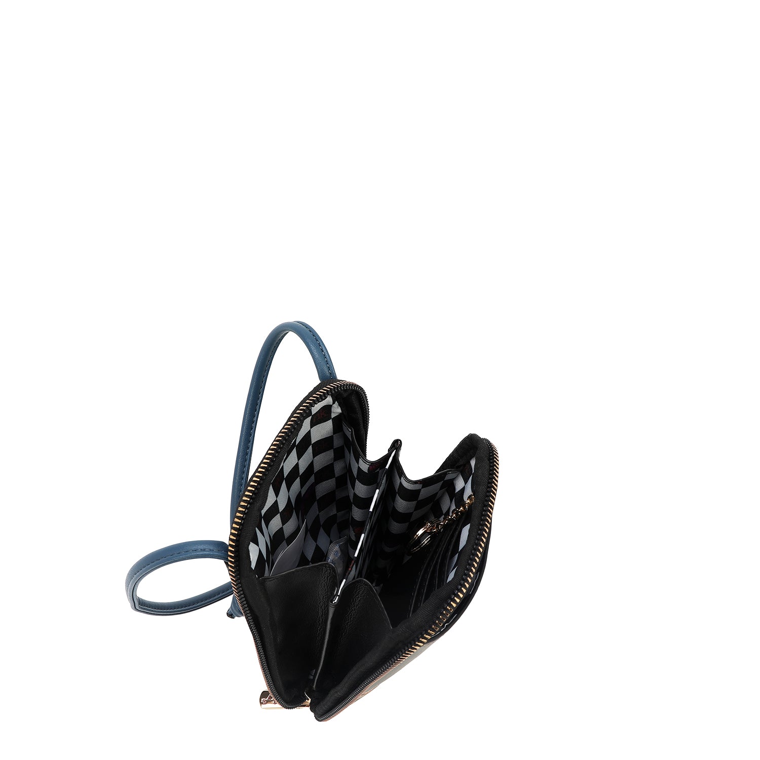 BORSA A TRACOLLA CON CERNIERA PER TELEFONO/PORTAFOGLIO (<tc>EIFFEL DREAMS</tc>)